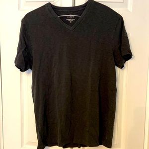 JCrew Men black VNeck TShirt Meduim